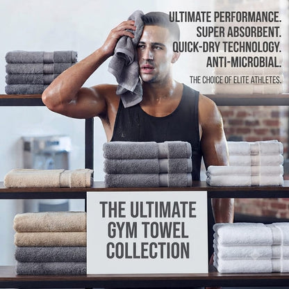 Alpha Fit  Premium Soft Gym Towel With Excellent Absorption