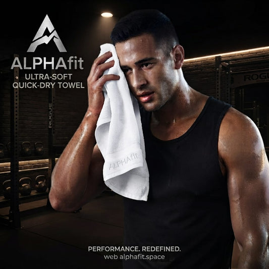 Alpha Fit  Premium Soft Gym Towel With Excellent Absorption