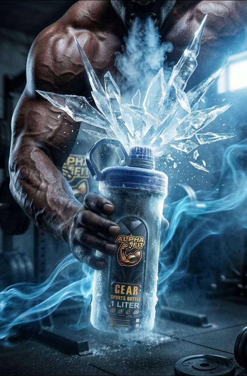 AlphaFit Gear Sports Water Bottle 1L
