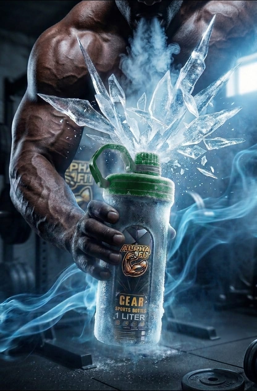 AlphaFit Gear Sports Water Bottle 1L