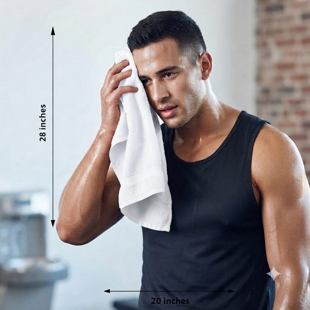 Alpha Fit  Premium Soft Gym Towel With Excellent Absorption